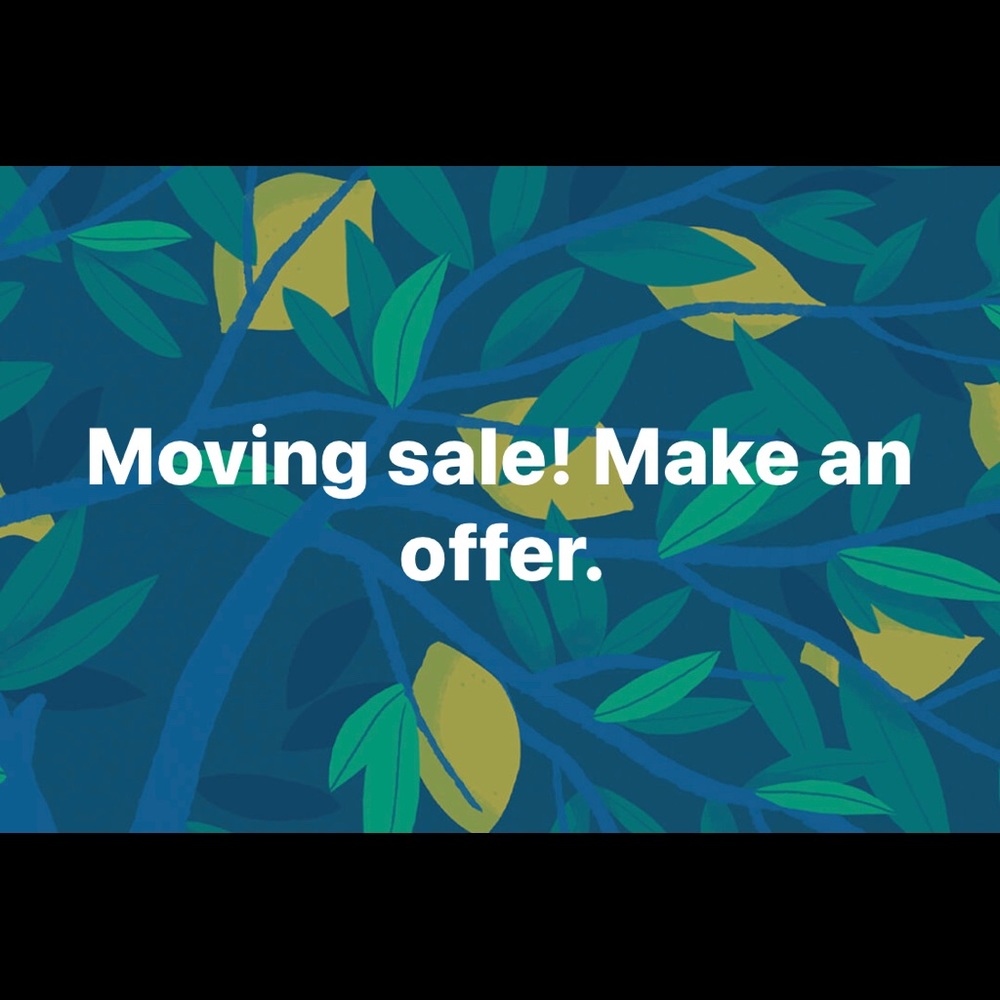 Moving sale! Make an offer.